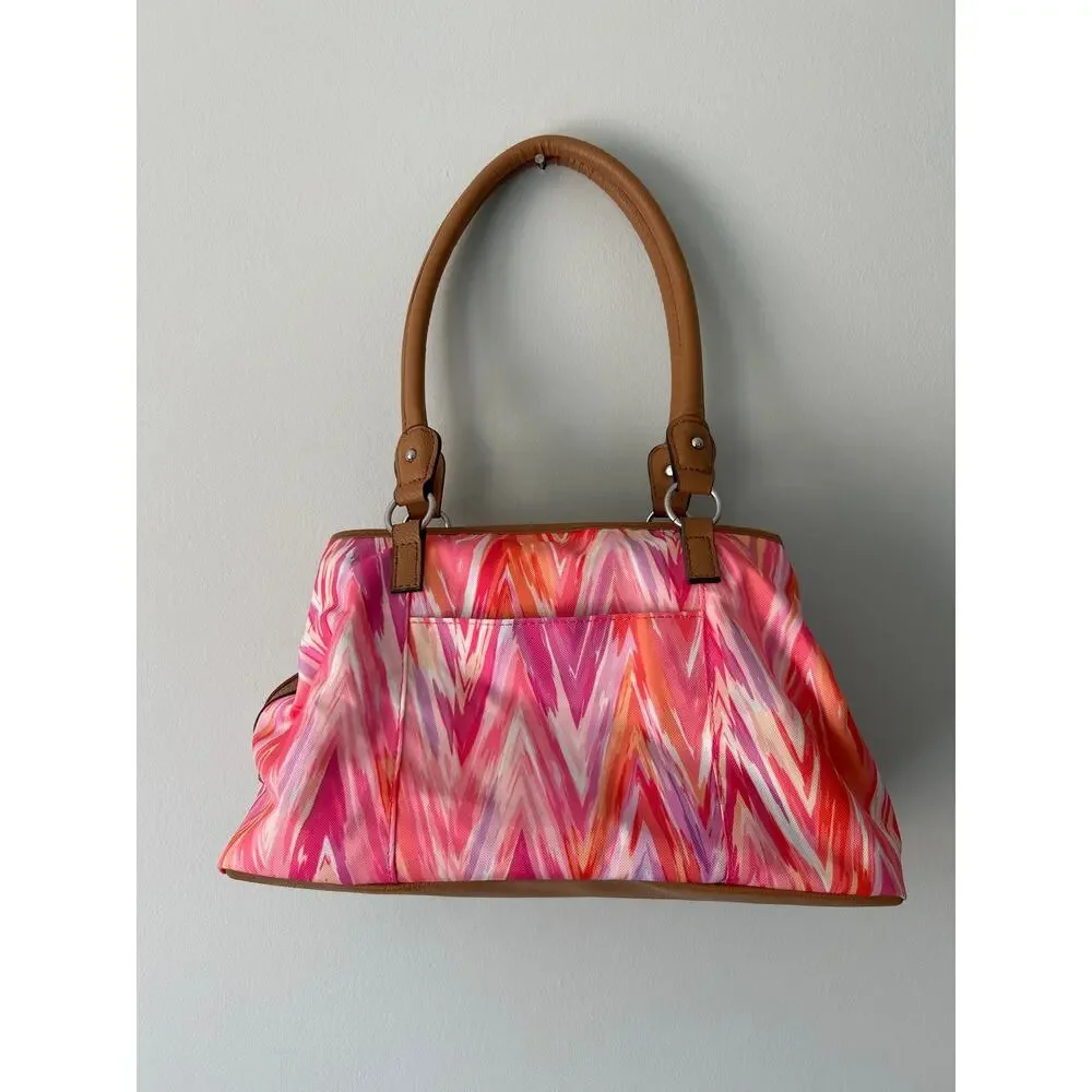 Lily Bloom Pink and Orange Handbag